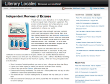 Tablet Screenshot of literarylocales.com